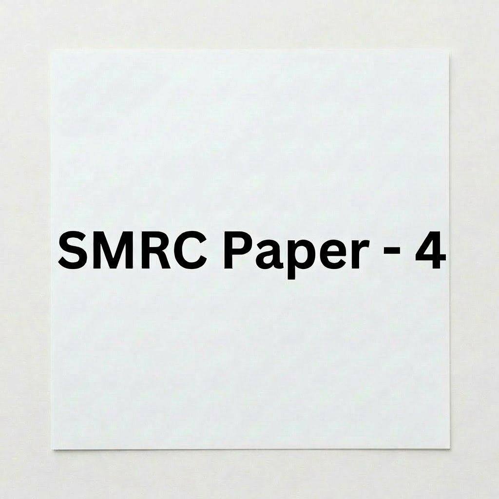 Src Paper SMRC Paper - 4 | Epsilon Science Institute