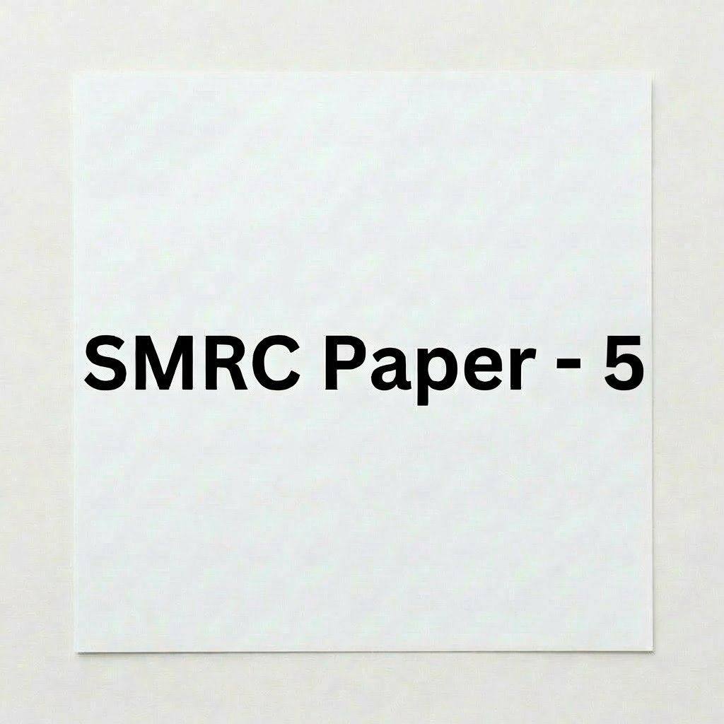 SMRC Paper - 5 | Epsilon Science Institute